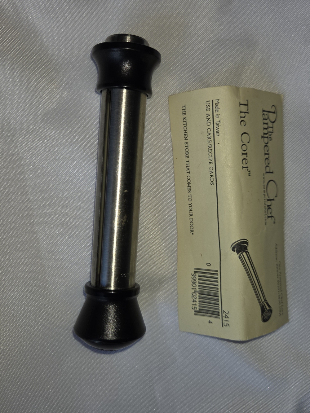The Pampered Chef The Corer - Stainless Steel and Black